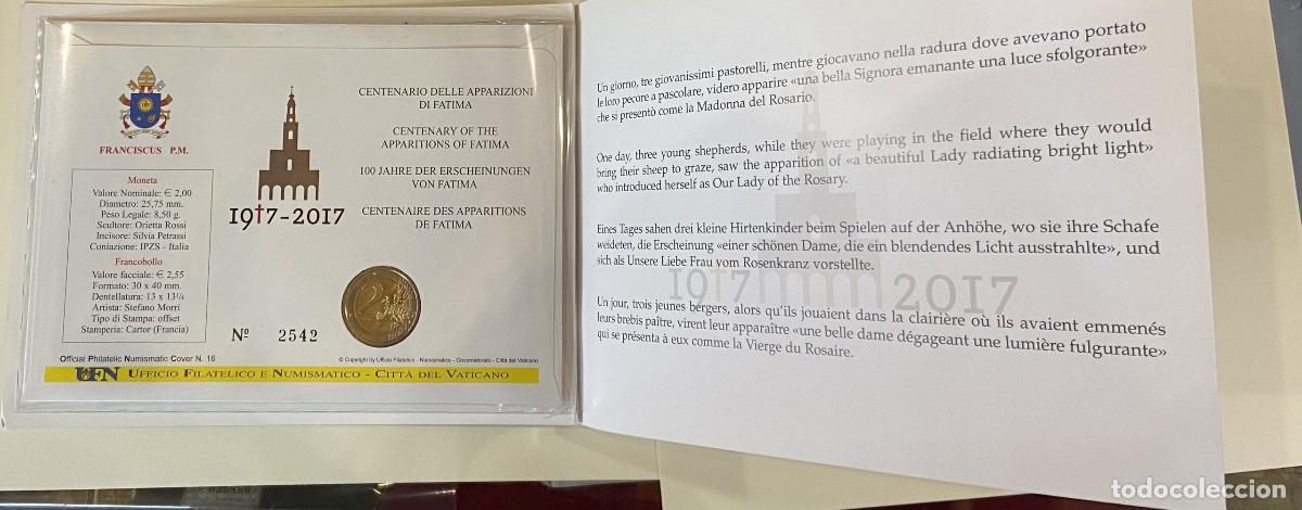 Monedas antiguas de Europa: CREXP052 CARTERA VATICANO MONEDA + SELLO 2017