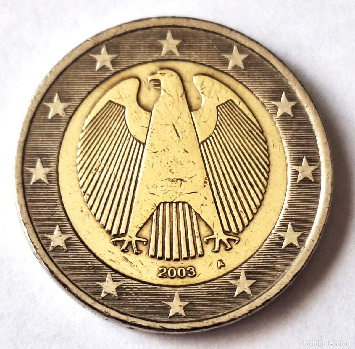 Monedas antiguas de Europa: ALEMANIA - MONEDA DE 2 EUROS DEL A&Ntilde;O 2003 - CECA &rdquo; A &rdquo; - BIEN CONSERVADA