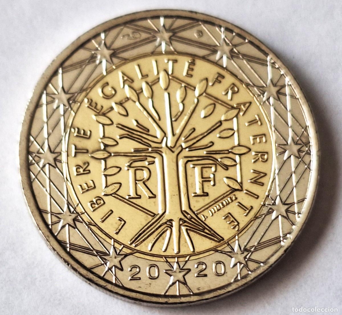 Monedas antiguas de Europa: FRANCIA - MONEDA DE 2 EUROS DEL A&Ntilde;O 2020 - BIEN CONSERVADA