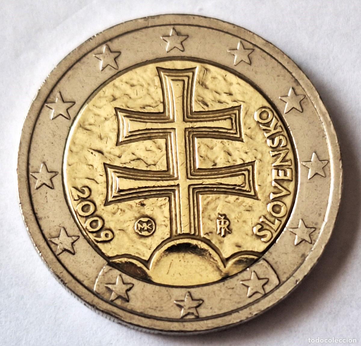 Monedas antiguas de Europa: ESLOVAQUIA - MONEDA DE 2 EUROS DEL A&Ntilde;O 2009 - BIEN CONSERVADA