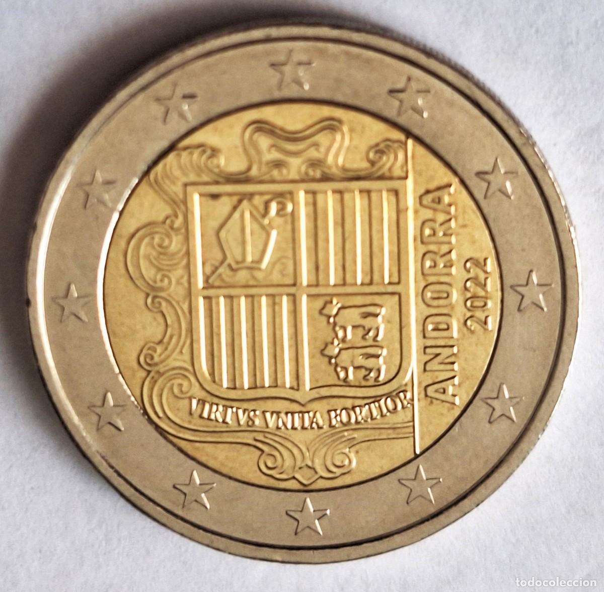 Monedas antiguas de Europa: PRINCIPADO DE ANDORRA - MONEDA DE 2 EUROS DEL A&Ntilde;O 2022 - BIEN CONSERVADA