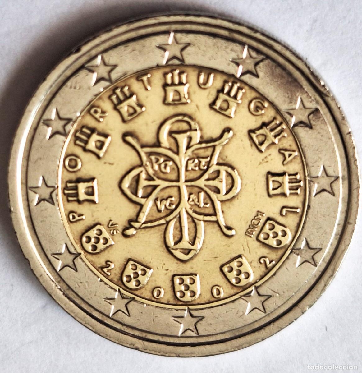 Monedas antiguas de Europa: PORTUGAL - MONEDA DE 2 EUROS DEL A&Ntilde;O 2002 - BIEN CONSERVADA