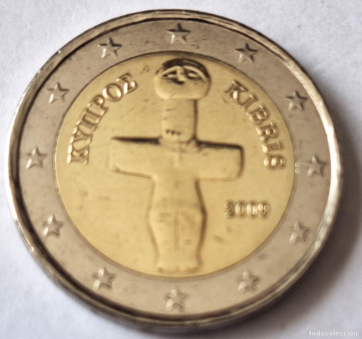 Monedas antiguas de Europa: CHIPRE - MONEDA DE 2 EUROS DEL A&Ntilde;O 2009 - BIEN CONSERVADA