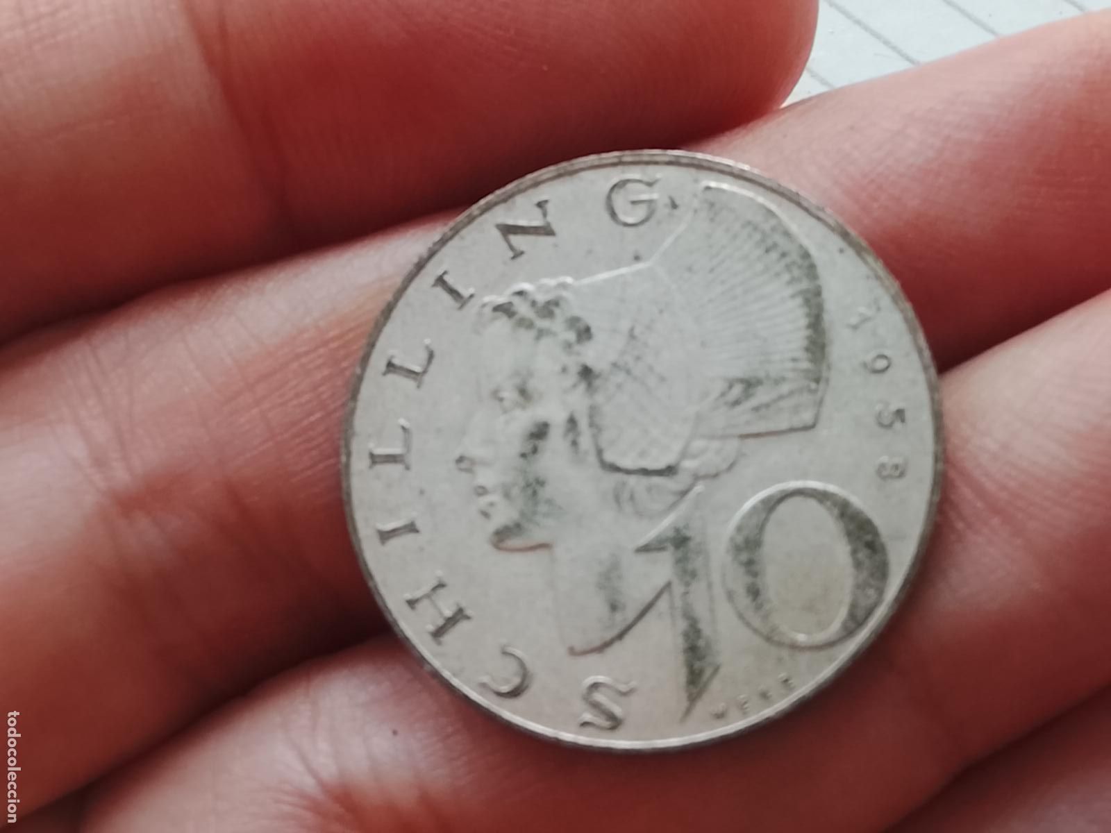Monedas antiguas de Europa: AUSTRIA. 1958. 10 SCHILLING. PLATA