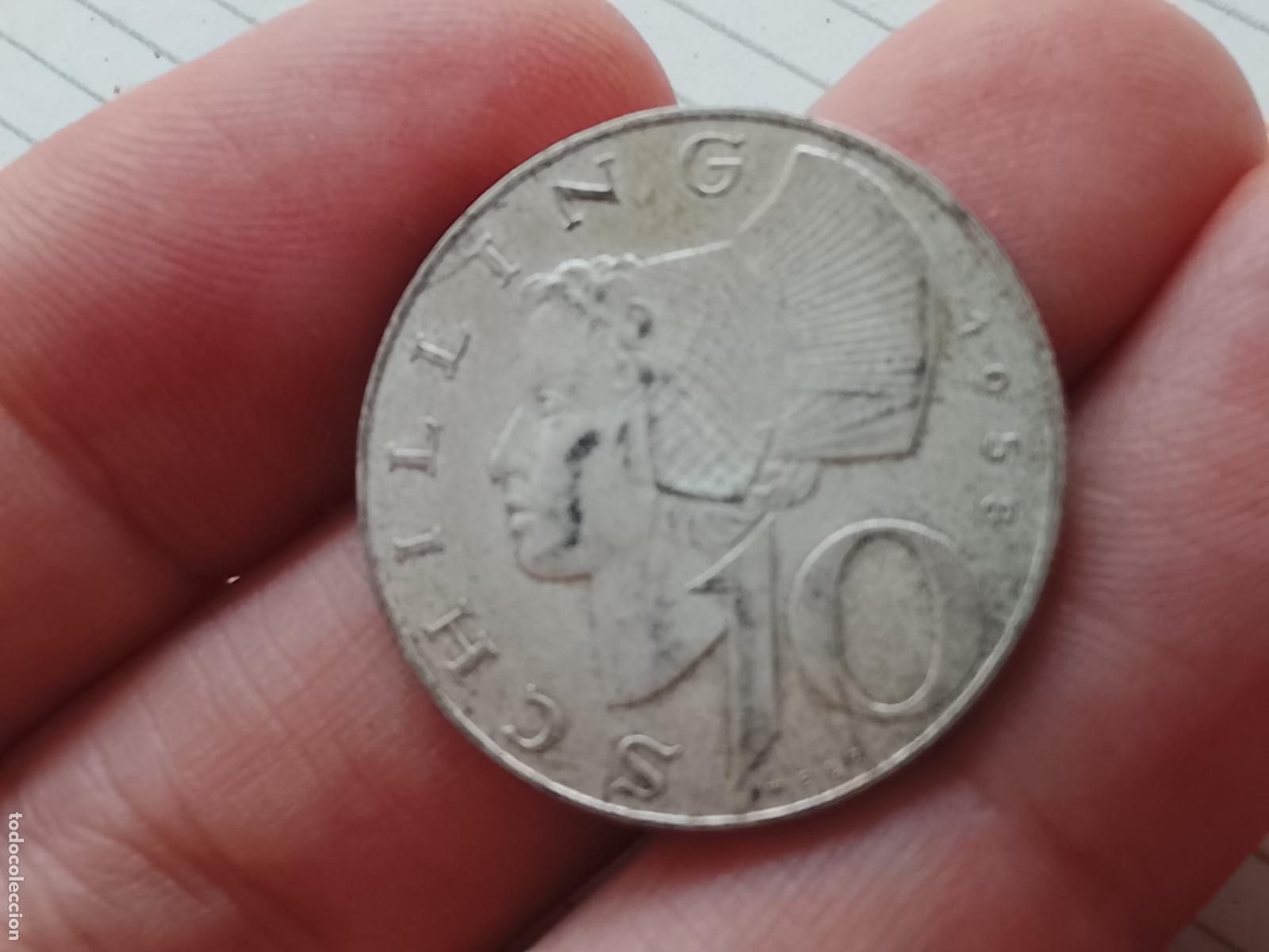 Monedas antiguas de Europa: AUSTRIA. 1958. 10 SCHILLING. PLATA