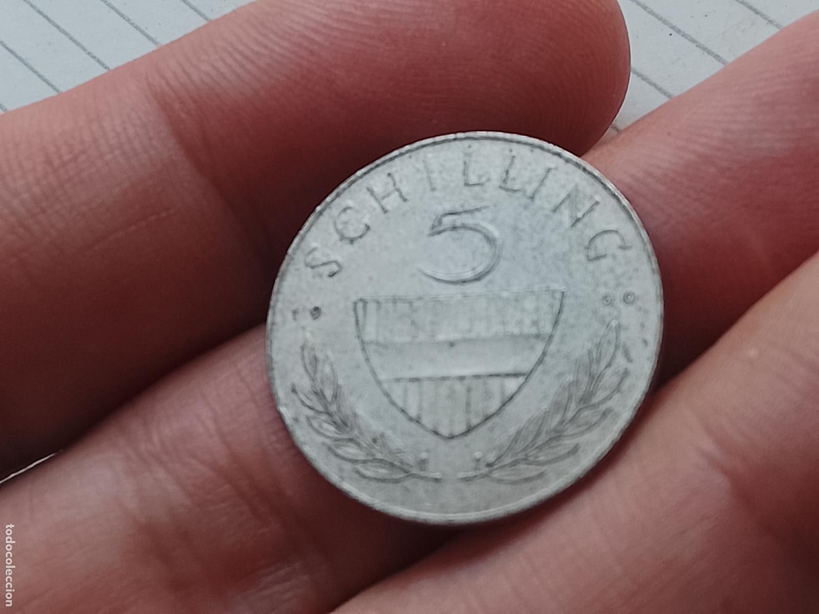 Monedas antiguas de Europa: AUSTRIA 5 SCHILLING (CHELINES) 1960 PLATA