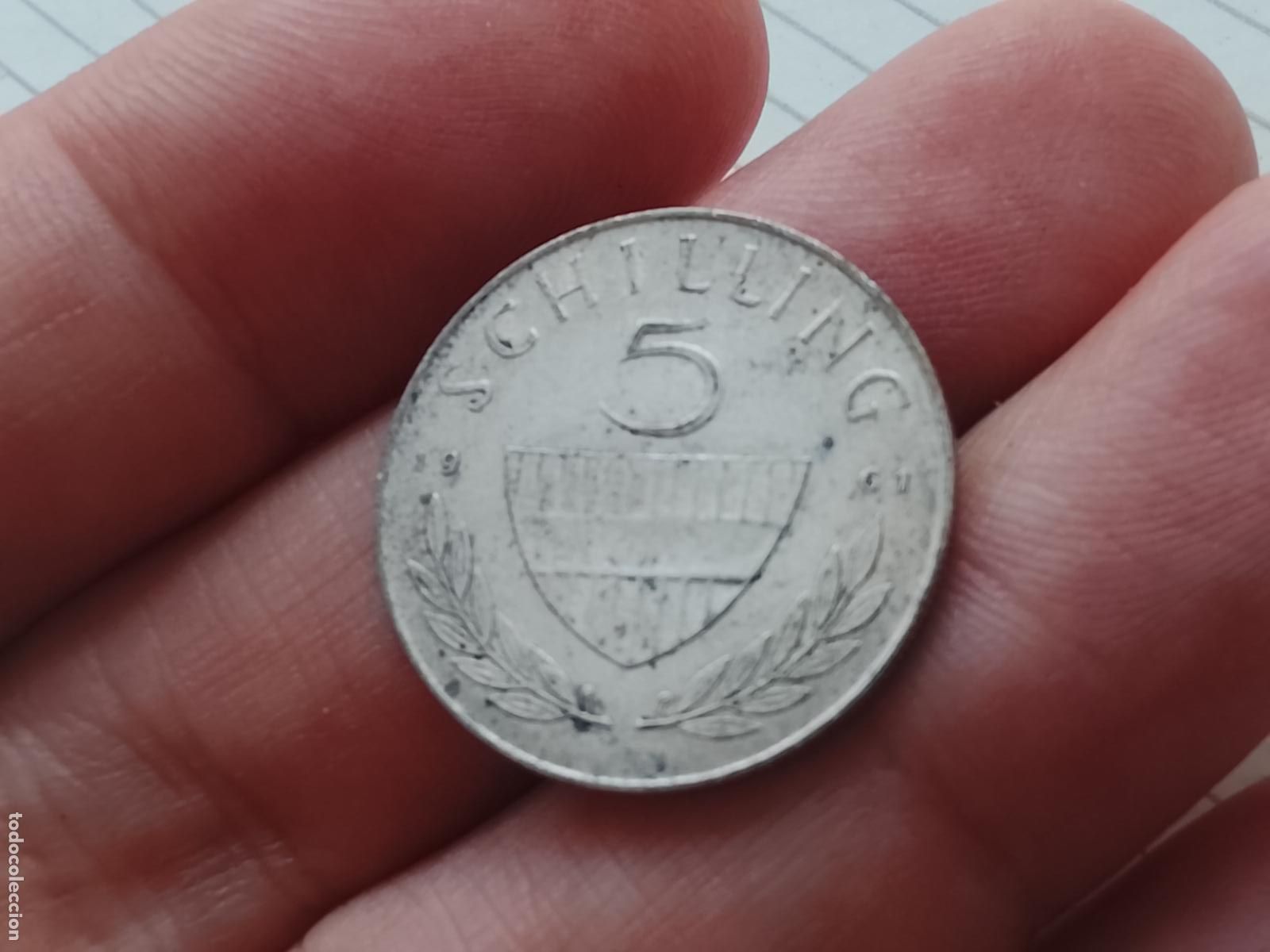 Monedas antiguas de Europa: AUSTRIA 5 SCHILLING (CHELINES) 1961 PLATA