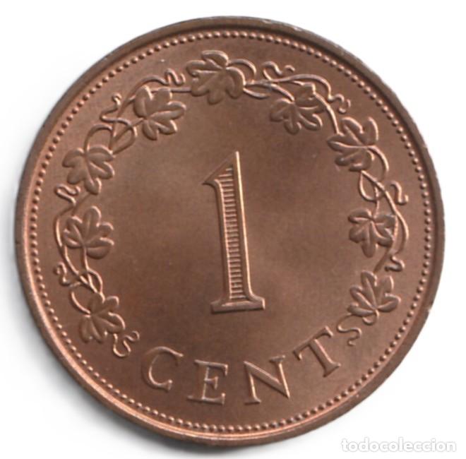 Monedas antiguas de Europa: Malta 1 cent 1972 KM# 8