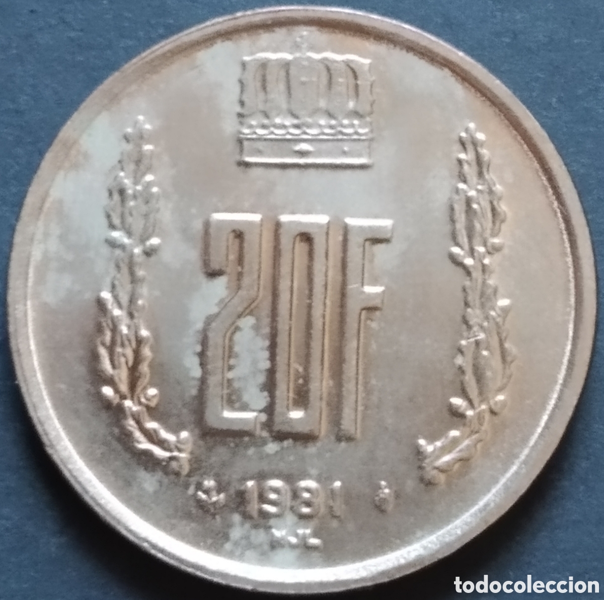 Monedas antiguas de Europa: MONEDA - LUXEMBURGO 20 FRANCOS 1981
