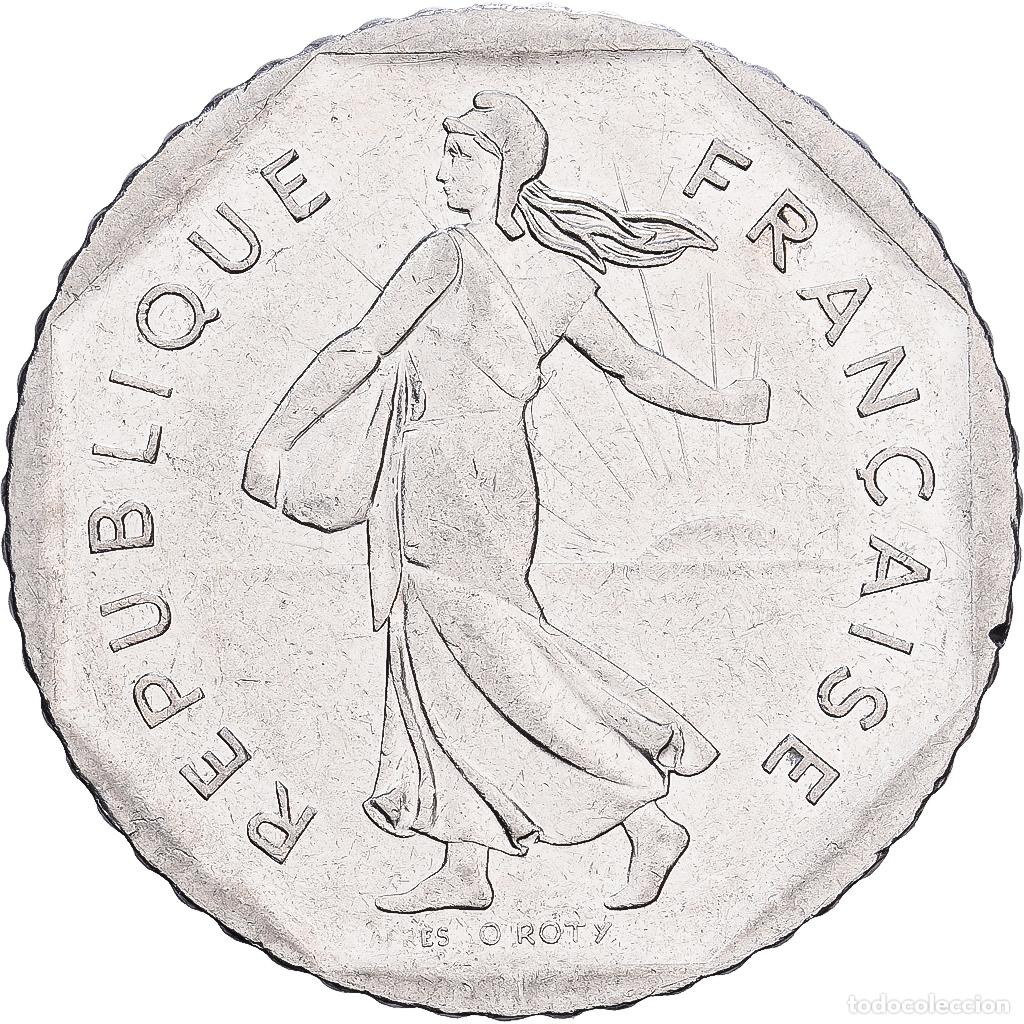 Monedas antiguas de Europa: [#1224945] Francia, 2 Francs, Semeuse, 1982, Paris, N&iacute;quel, MBC, Gadoury:547, Le