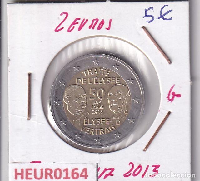 Monedas antiguas de Europa: HEUR0164 MONEDA ALEMANIA 2 EUROS 2013 Letra G (Tratado del Eliseo)