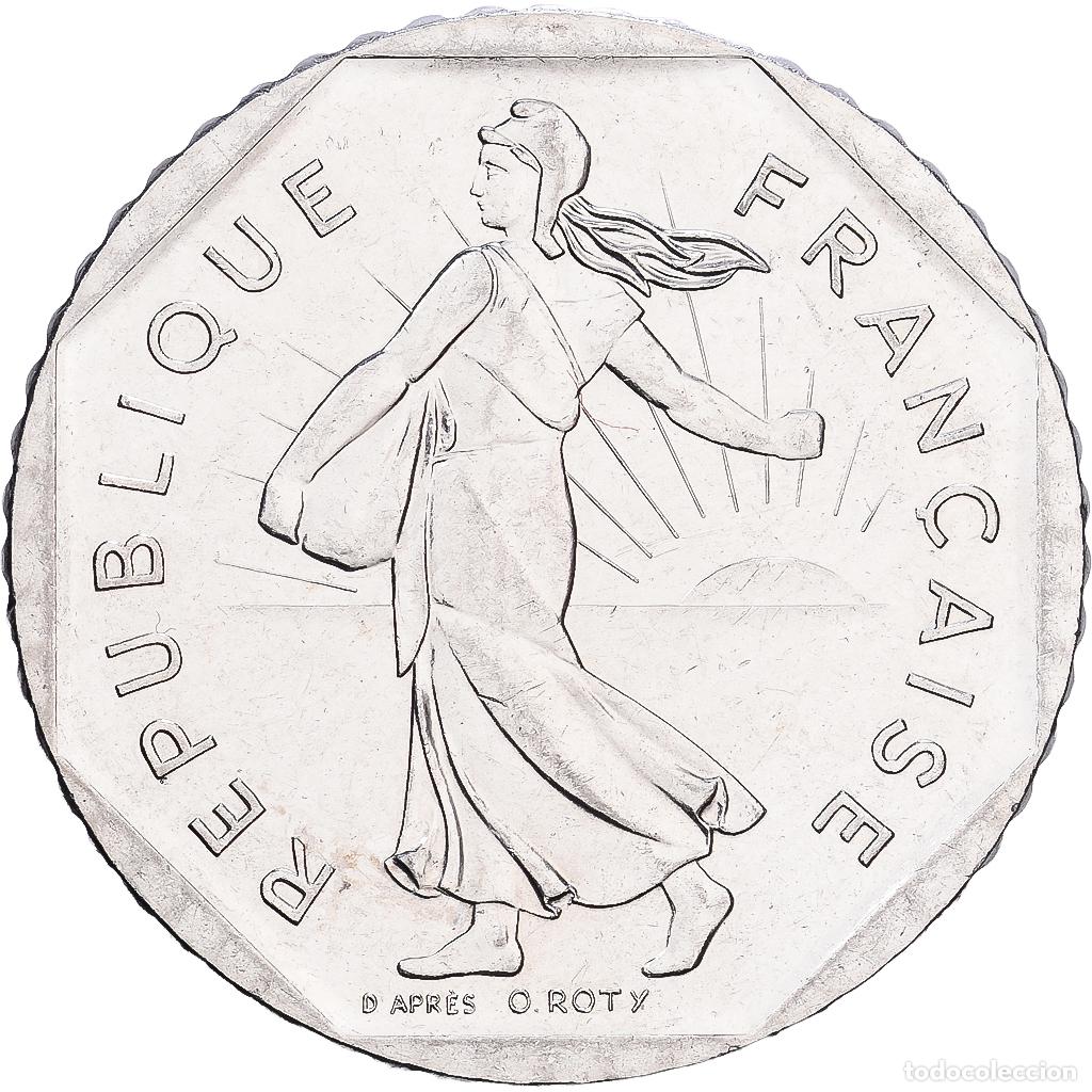Monedas antiguas de Europa: [#1224951] Francia, 2 Francs, Semeuse, 1980, Paris, N&iacute;quel, EBC, KM:942.1
