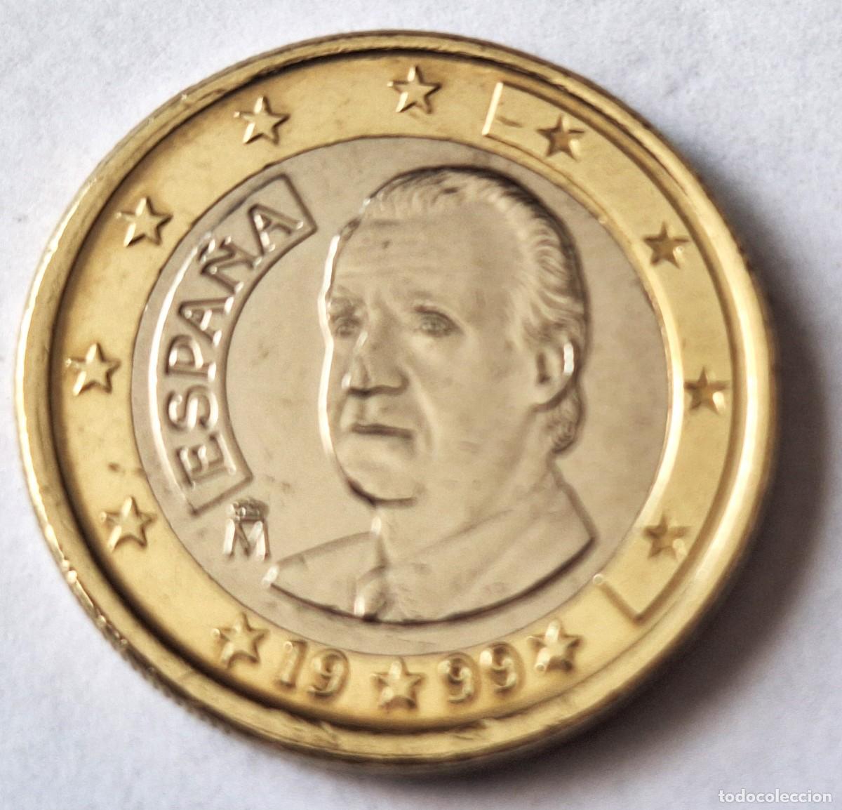 Monedas antiguas de Europa: ESPA&Ntilde;A - MONEDA DE 1 EURO DEL A&Ntilde;O 1999 - BIEN CONSERVADA