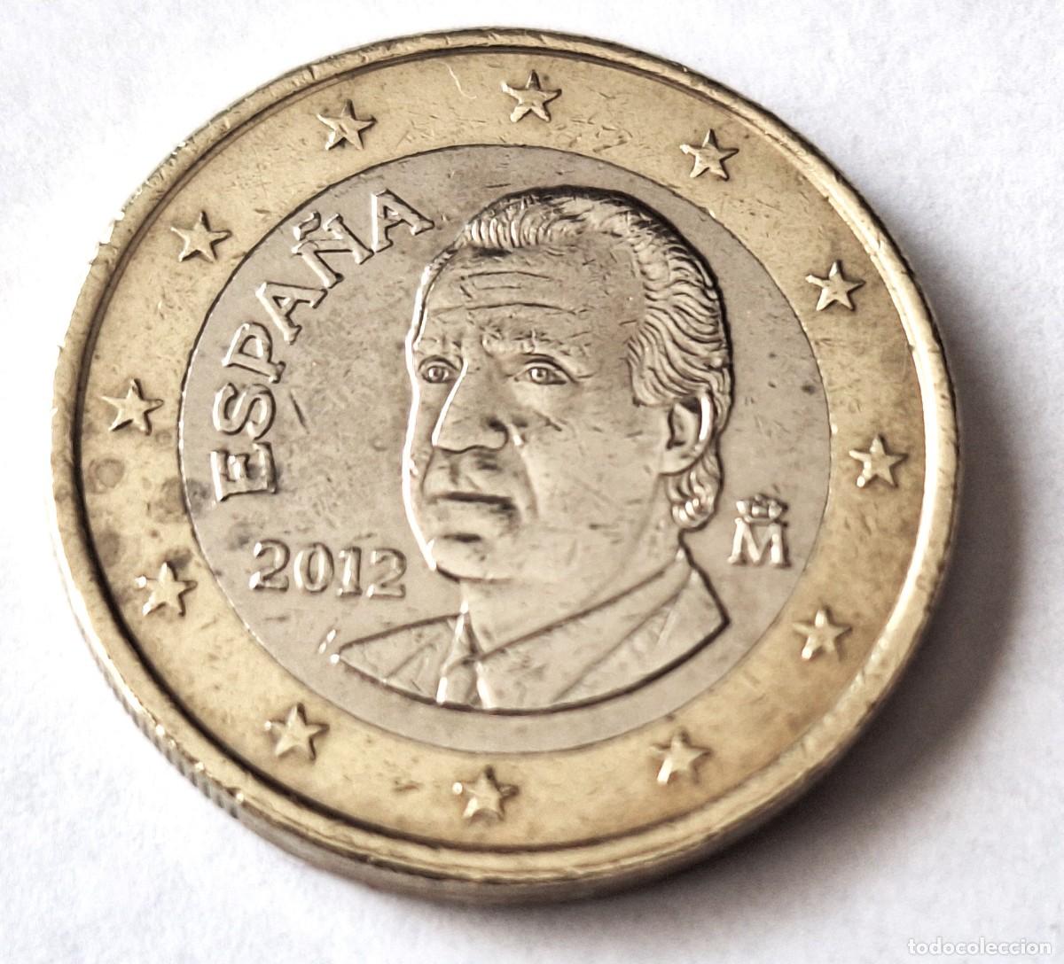 Monedas antiguas de Europa: ESPA&Ntilde;A - MONEDA DE 1 EURO DEL A&Ntilde;O 2012 - BIEN CONSERVADA