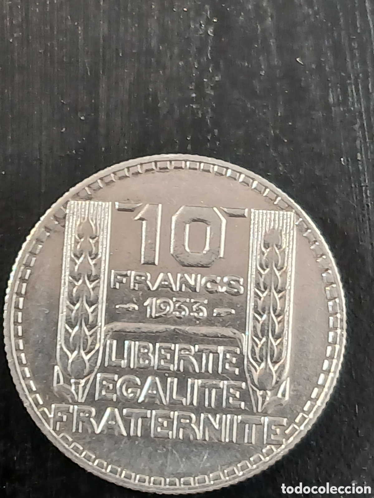 Monedas antiguas de Europa: FRANCIA. 10 FRANCOS.1933.PLATA