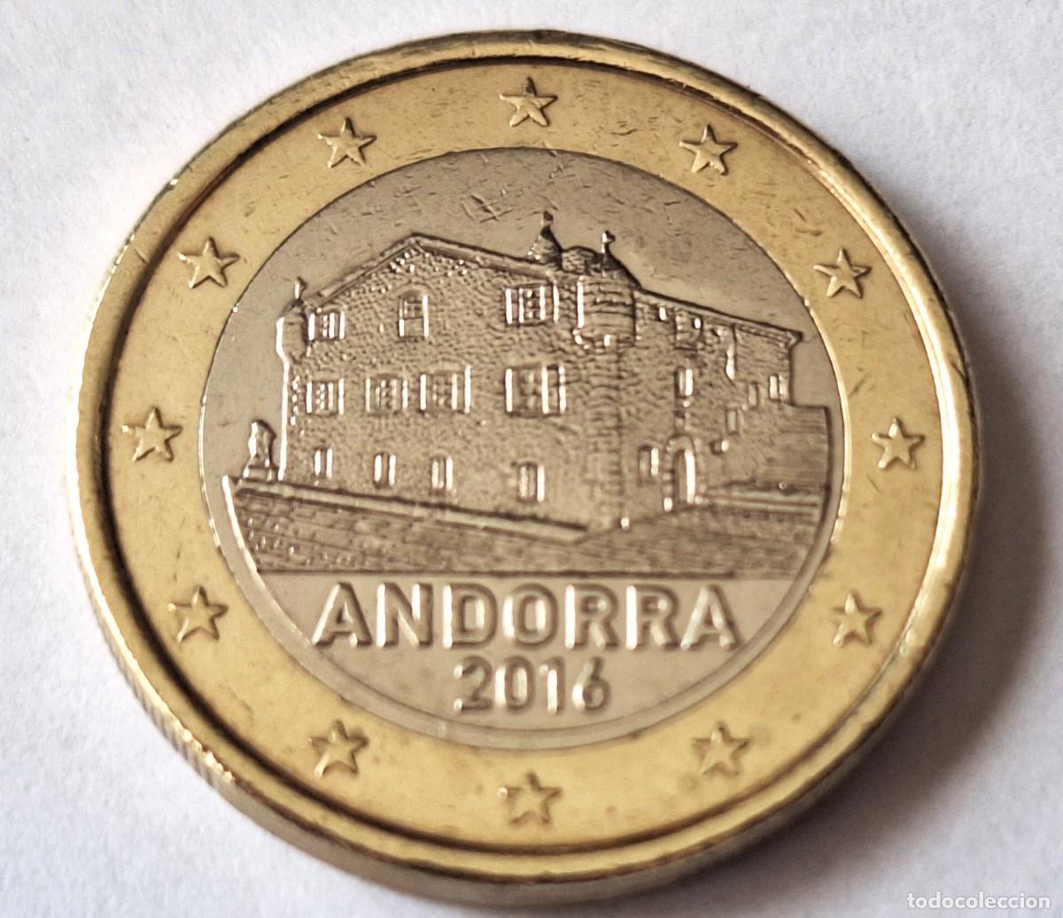 Monedas antiguas de Europa: PRINCIPADO DE ANDORRA - MONEDA DE 1 EURO DEL A&Ntilde;O 2016 - BIEN CONSERVADA