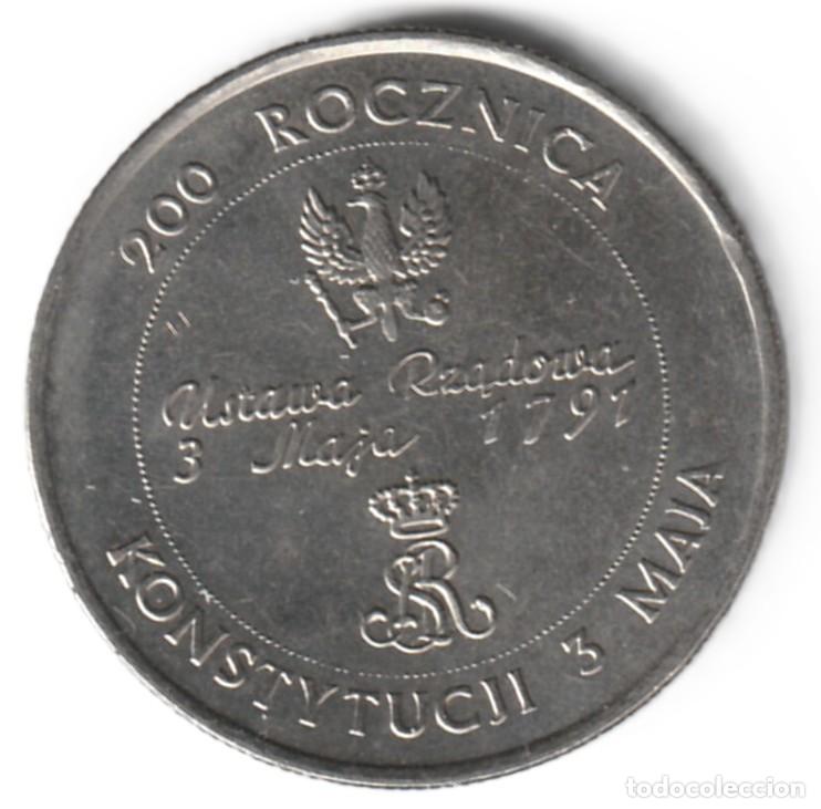 Monedas antiguas de Europa: Polonia 10000 zlotych 1991 Y# 217