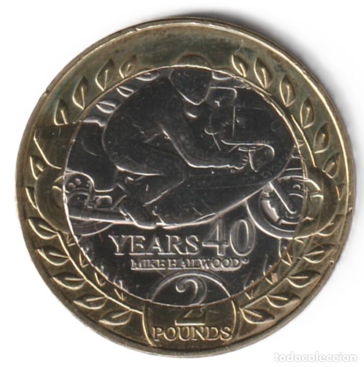 Monedas antiguas de Europa: Isla de Man 2 libras bimet&aacute;lica 2018 UC# 149