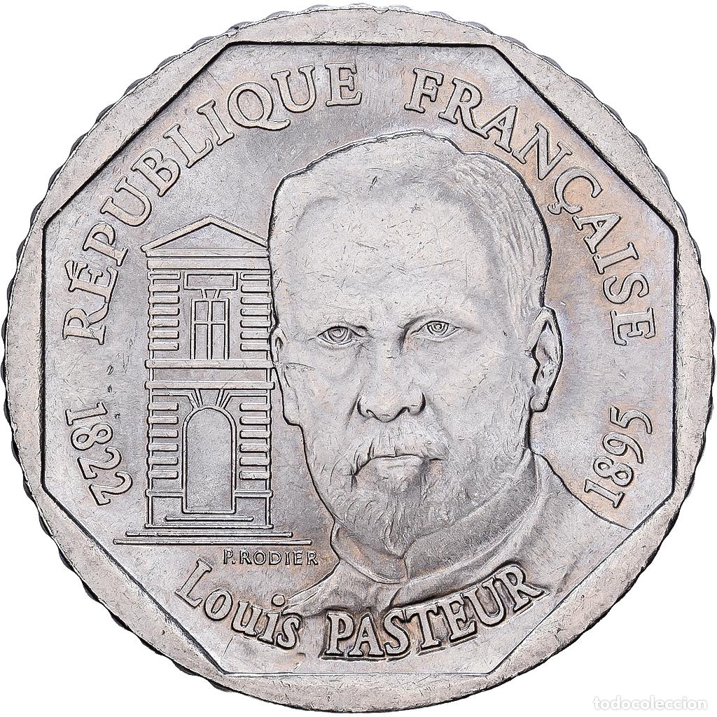 Monedas antiguas de Europa: [#1224971] Francia, 2 Francs, Pasteur, 1995, Paris, N&iacute;quel, EBC, Gadoury:549, Le