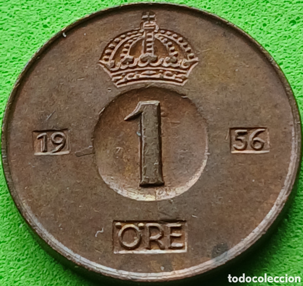 Monedas antiguas de Europa: Suecia 1 ore 1956 km#820