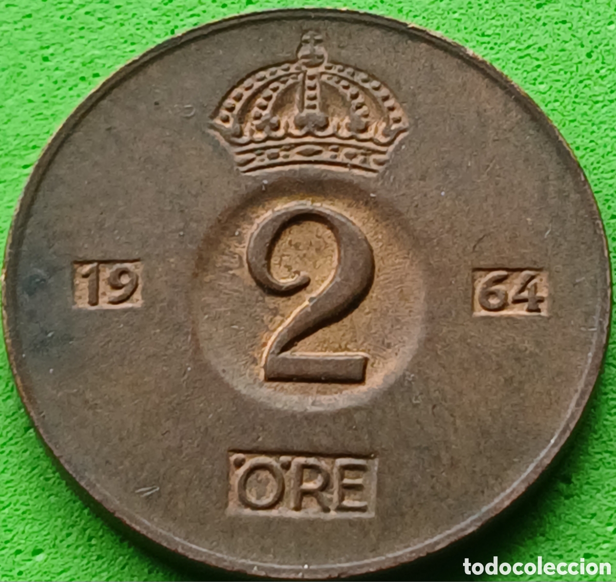 Monedas antiguas de Europa: Suecia 2 ore 1964 km#821