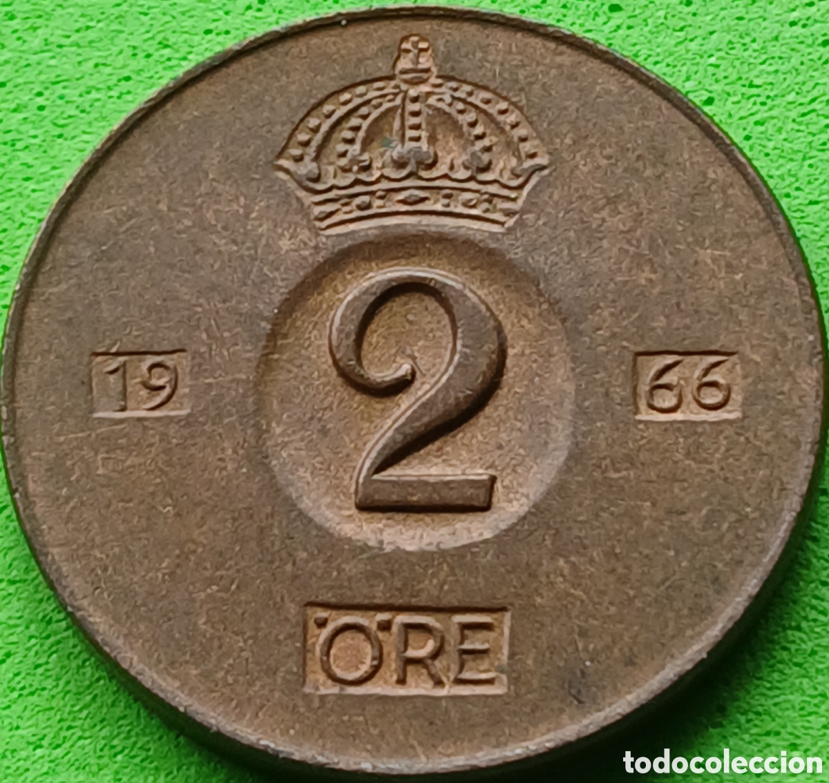 Monedas antiguas de Europa: Suecia 2 ore 1966 km#821