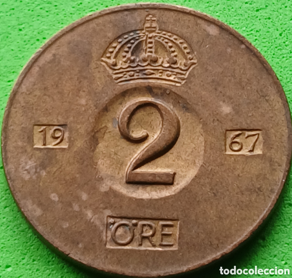 Monedas antiguas de Europa: Suecia 2 ore 1967 km#821