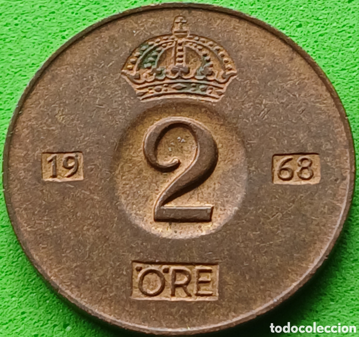 Monedas antiguas de Europa: Suecia 2 ore 1968 km#821