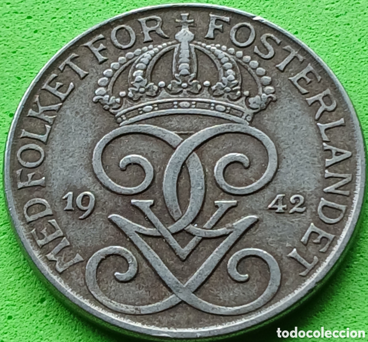 Monedas antiguas de Europa: Suecia 5 ore 1942 km#812