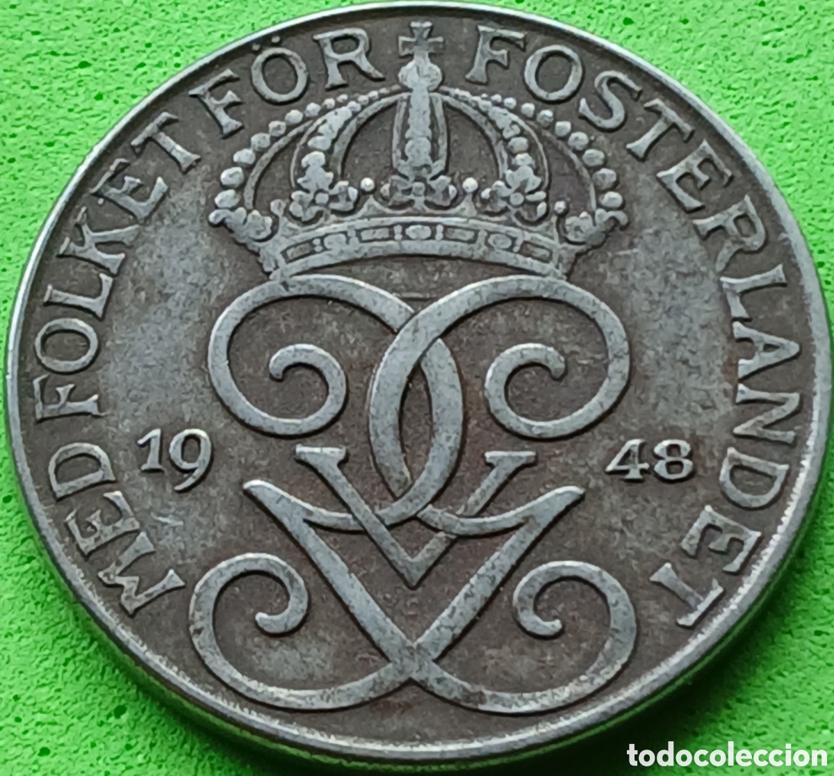 Monedas antiguas de Europa: Suecia 5 ore 1948 km#812