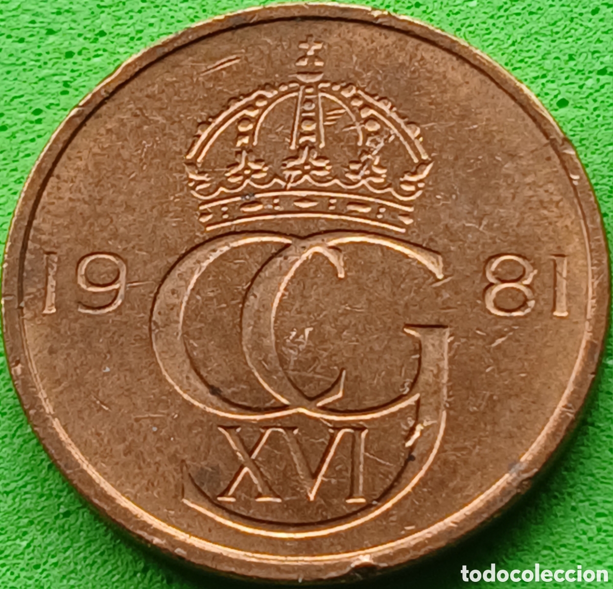 Monedas antiguas de Europa: Suecia 5 ore 1981 km#849