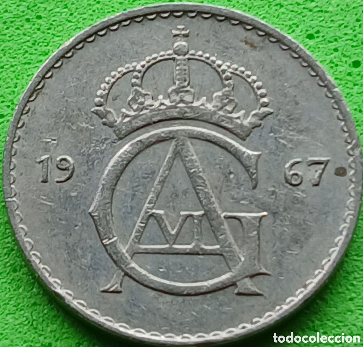 Monedas antiguas de Europa: Suecia 10 ore 1967 km#835