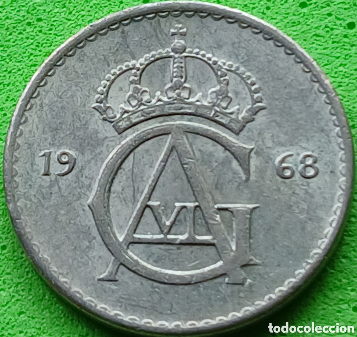 Monedas antiguas de Europa: Suecia 10 ore 1968 km#835
