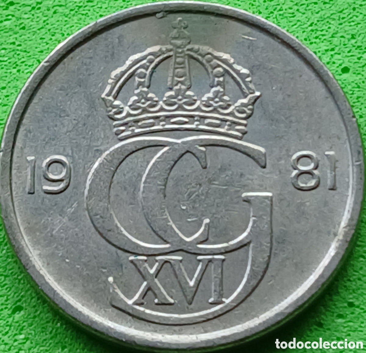 Monedas antiguas de Europa: Suecia 10 ore 1981 km#850