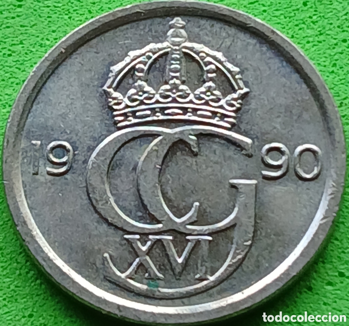 Monedas antiguas de Europa: Suecia 10 ore 1990 km#850