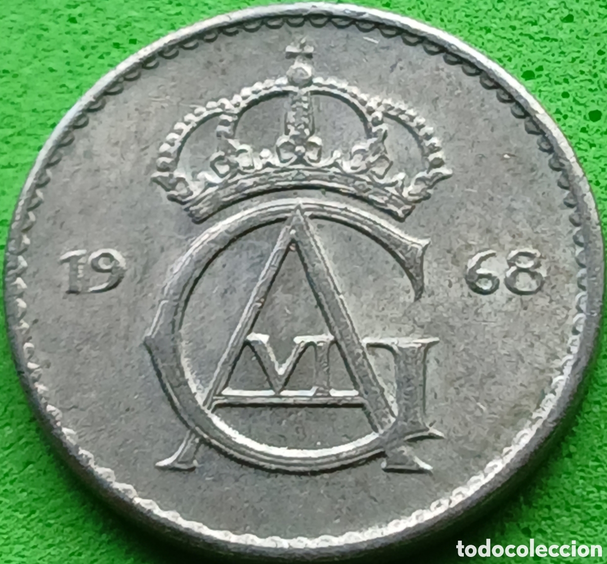 Monedas antiguas de Europa: Suecia 25 ore 1968 km#836