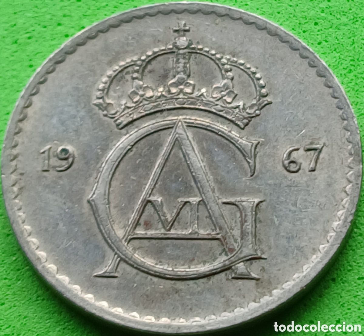 Monedas antiguas de Europa: Suecia 50 ore 1967 km#837