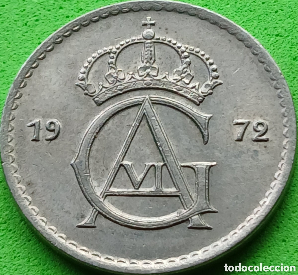 Monedas antiguas de Europa: Suecia 50 ore 1972 km#837