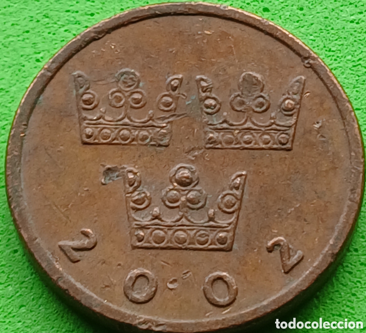 Monedas antiguas de Europa: Suecia 50 ore 2002 km#878