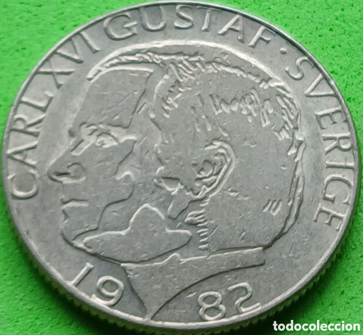 Monedas antiguas de Europa: Suecia 1 corona 1982 km#852a