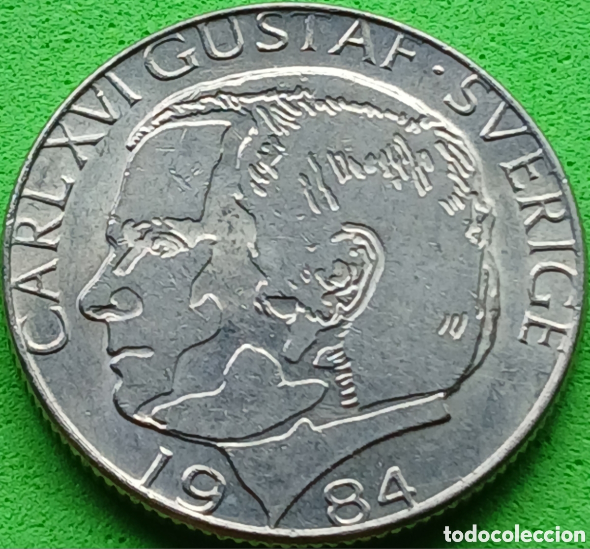Monedas antiguas de Europa: Suecia 1 corona 1984 km#852a