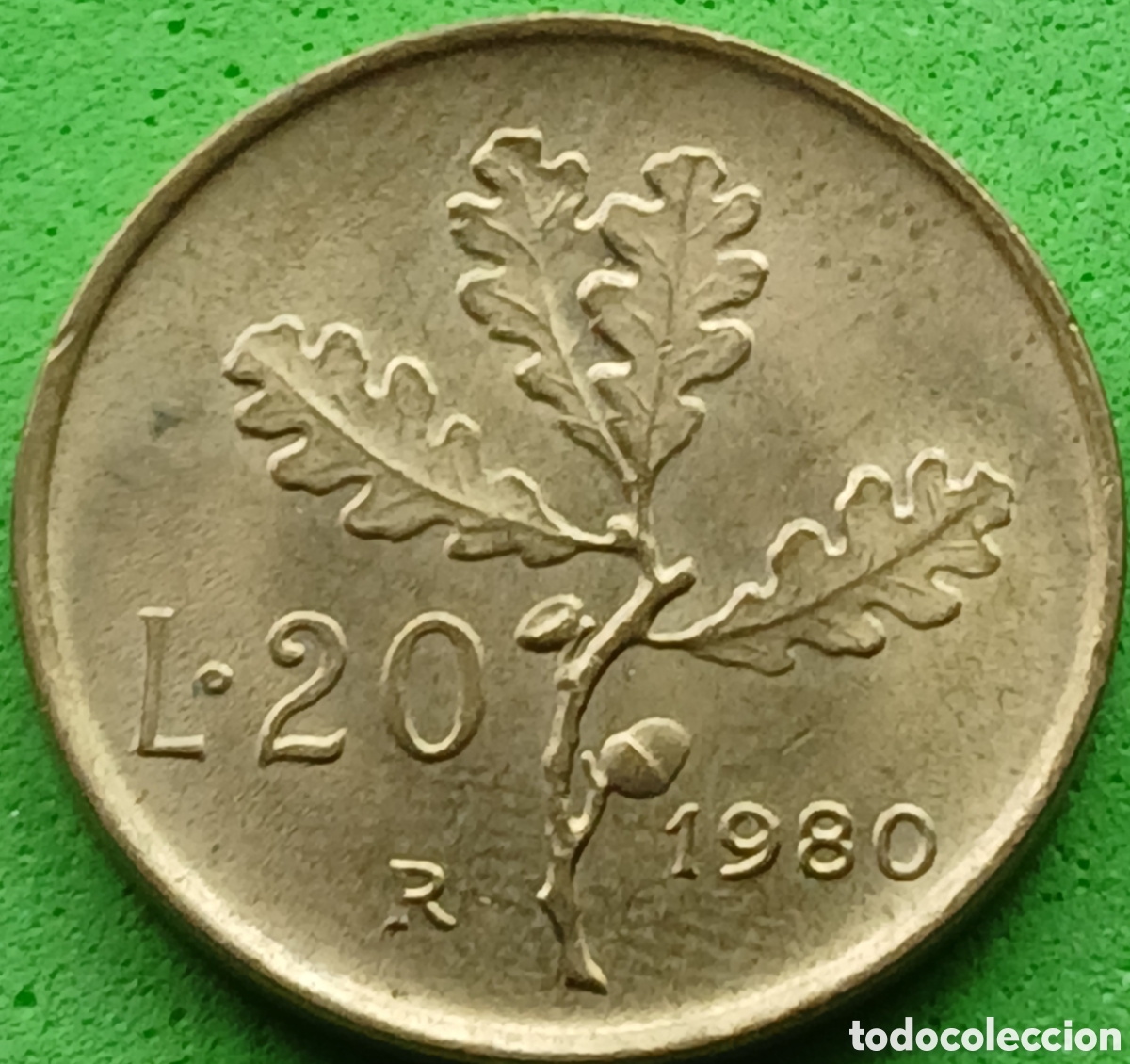 Monedas antiguas de Europa: Italia 20 liras 1980 km#97