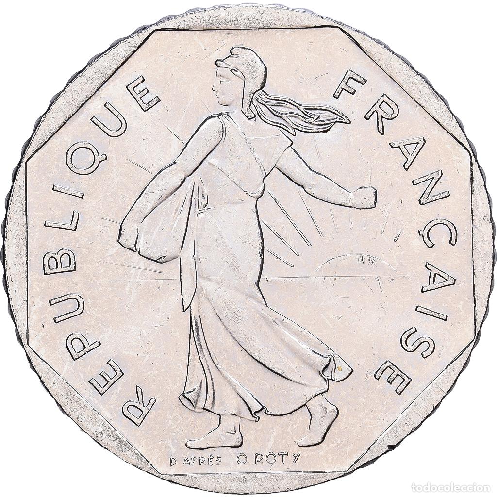 Monedas antiguas de Europa: [#1225070] Francia, 2 Francs, Semeuse, 2000, Paris, N&iacute;quel, EBC, Gadoury:547b, Le