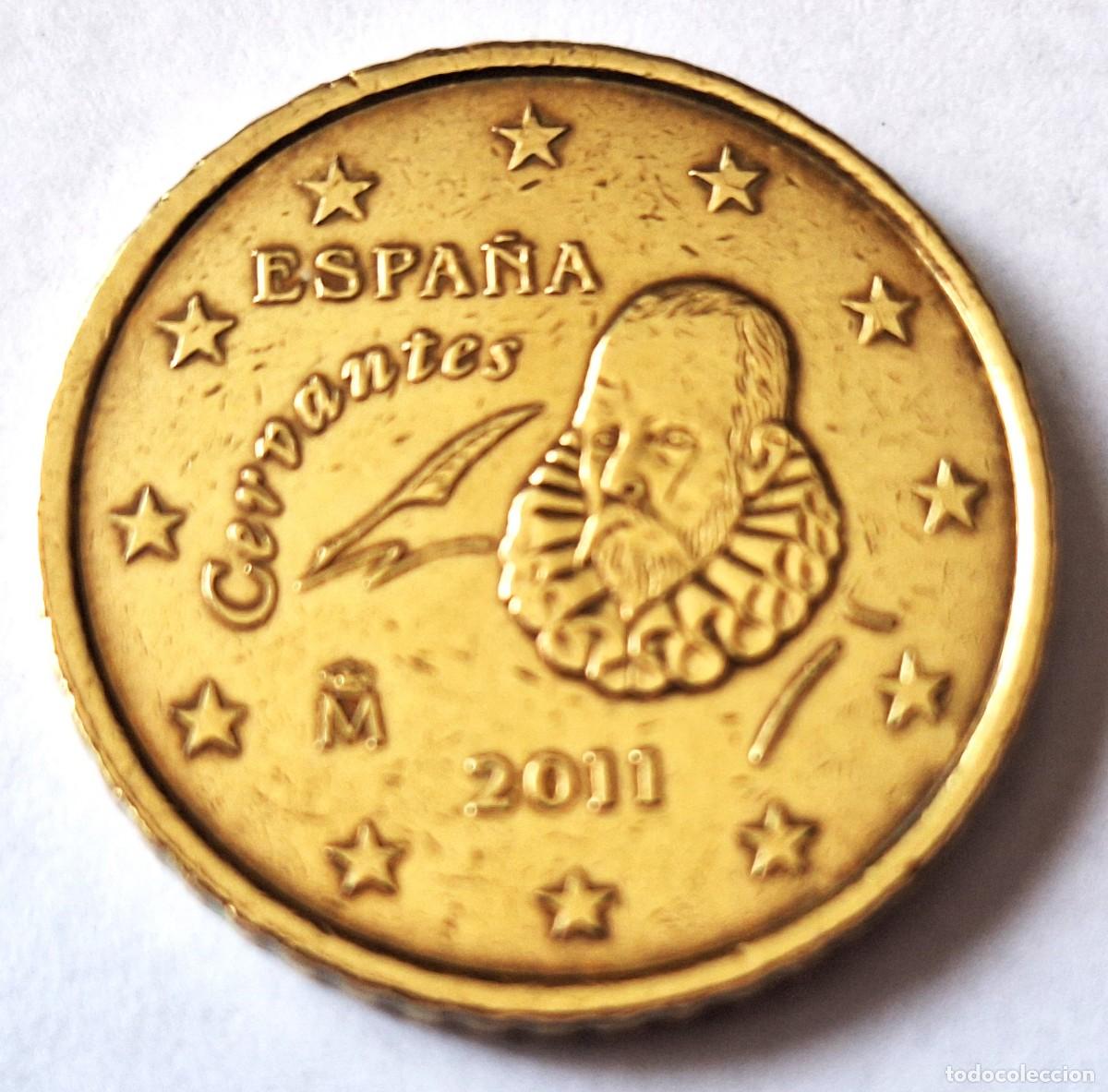 Monedas antiguas de Europa: ESPA&Ntilde;A - MONEDA DE 50 CENTIMOS DE EURO DEL A&Ntilde;O 2011 - BIEN CONSERVADA