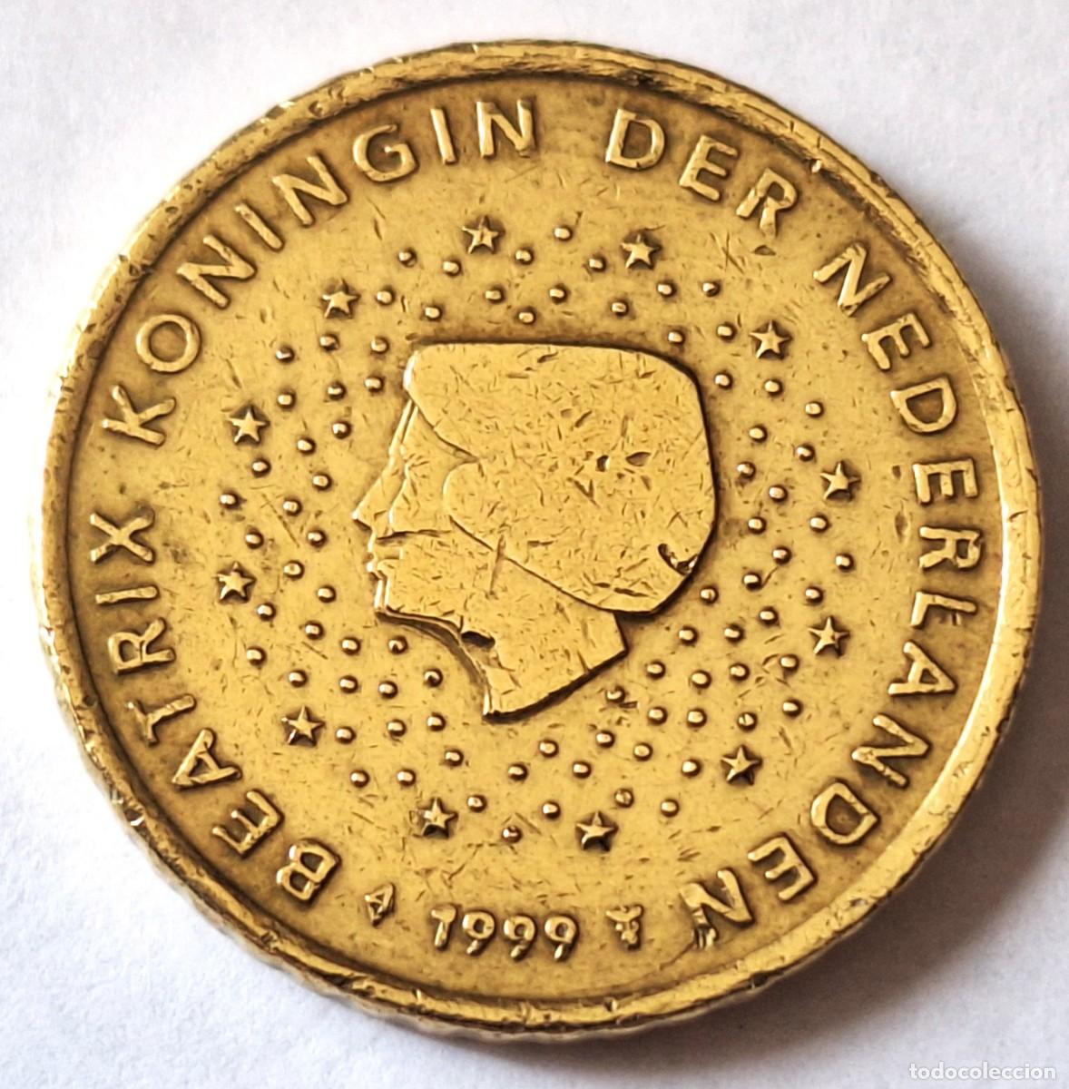 Monedas antiguas de Europa: PAISES BAJOS - MONEDA DE 50 CENTIMOS DE EURO DEL A&Ntilde;O 1999 - BIEN CONSERVADA