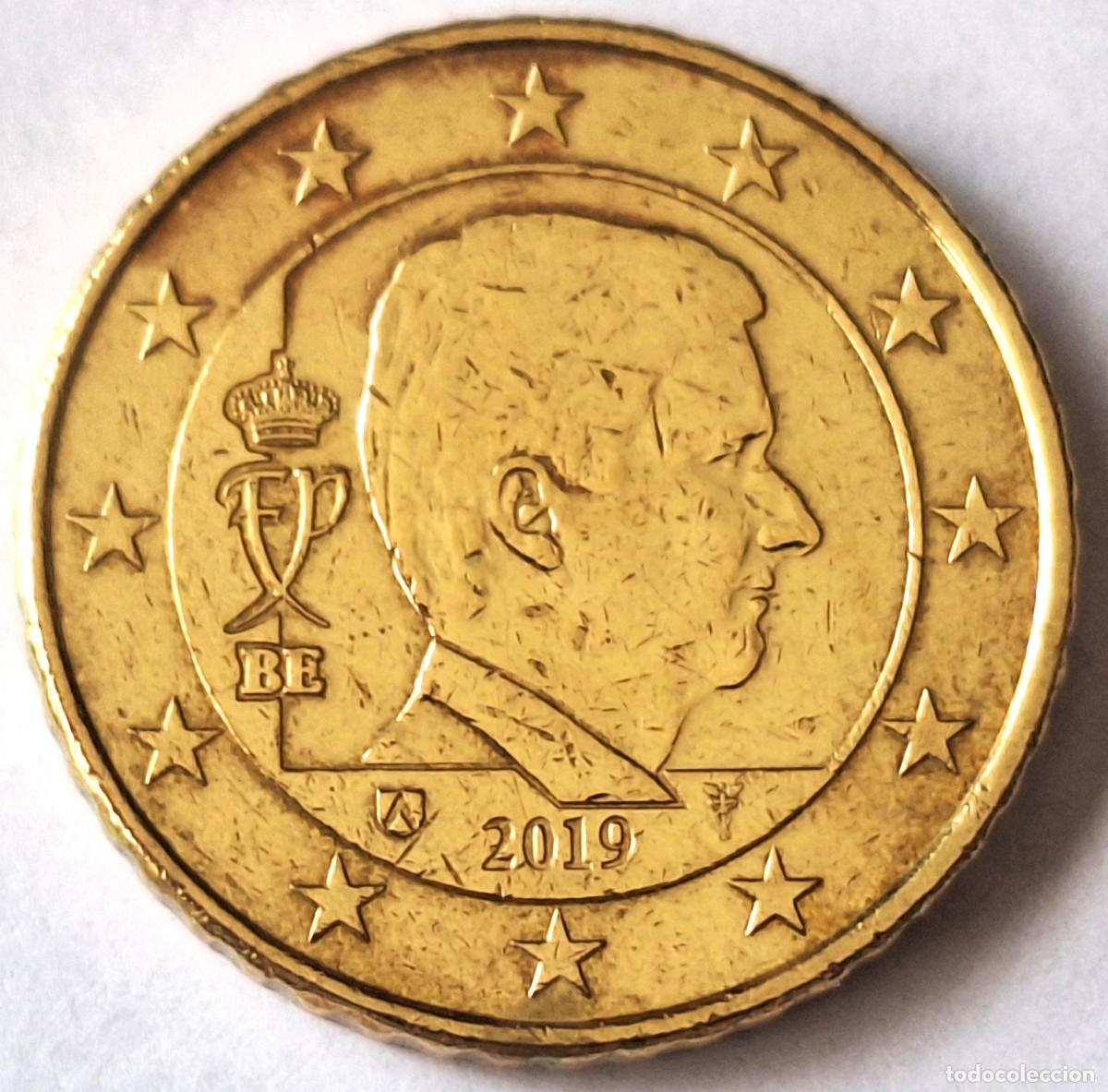 Monedas antiguas de Europa: BELGICA - MONEDA DE 50 CENTIMOS DE EURO DEL A&Ntilde;O 2019 - BIEN CONSERVADA