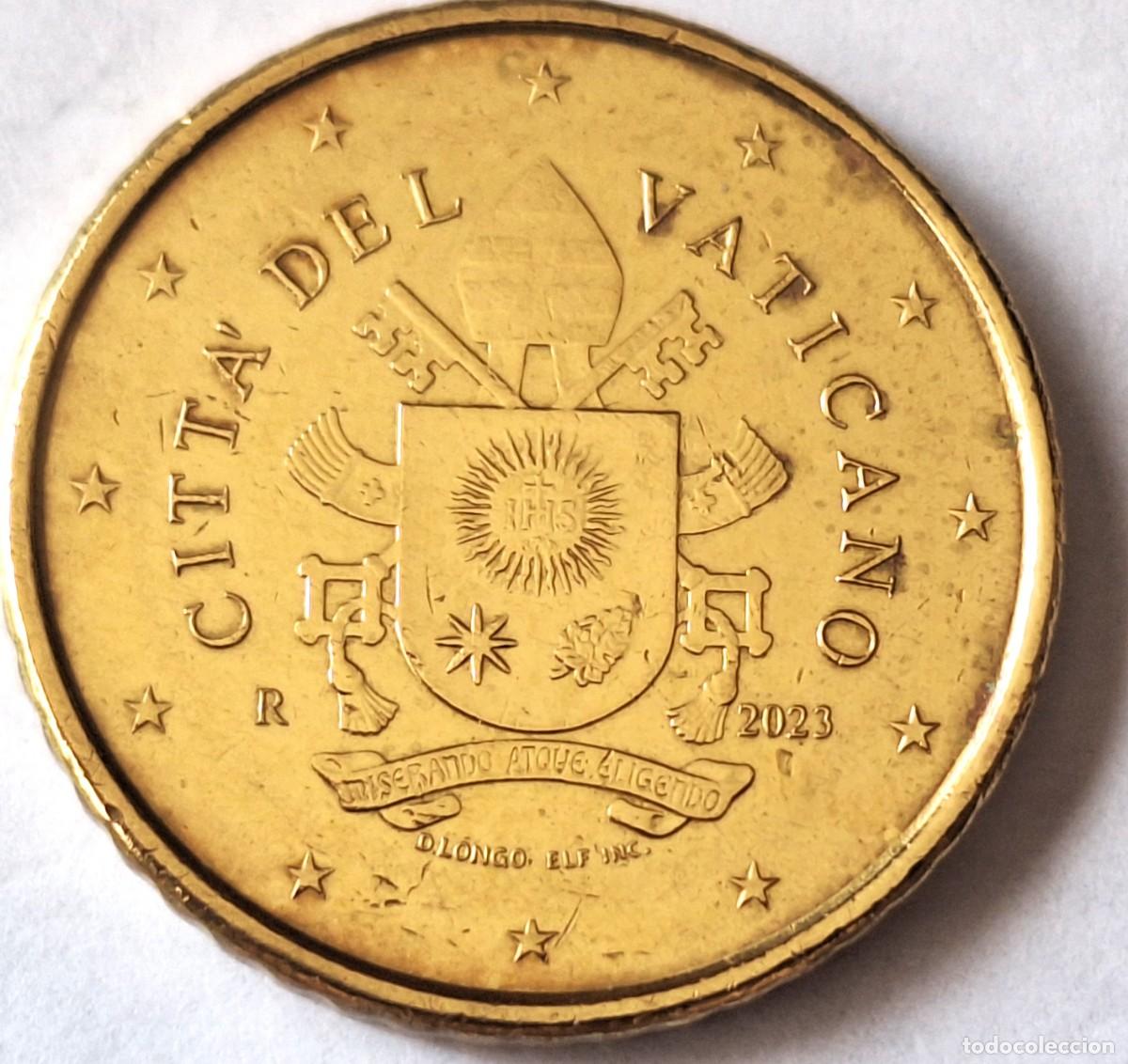 Monedas antiguas de Europa: CIUDAD DEL VATICANO - MONEDA DE 50 CENTIMOS DE EURO DEL A&Ntilde;O 2023 - BIEN CONSERVADA