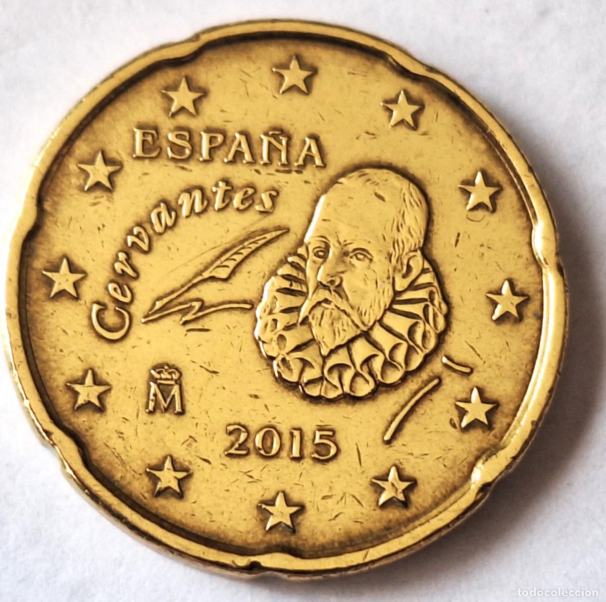 Monedas antiguas de Europa: ESPA&Ntilde;A - MONEDA DE 20 CENTIMOS DE EURO DEL A&Ntilde;O 2015 - BIEN CONSERVADA