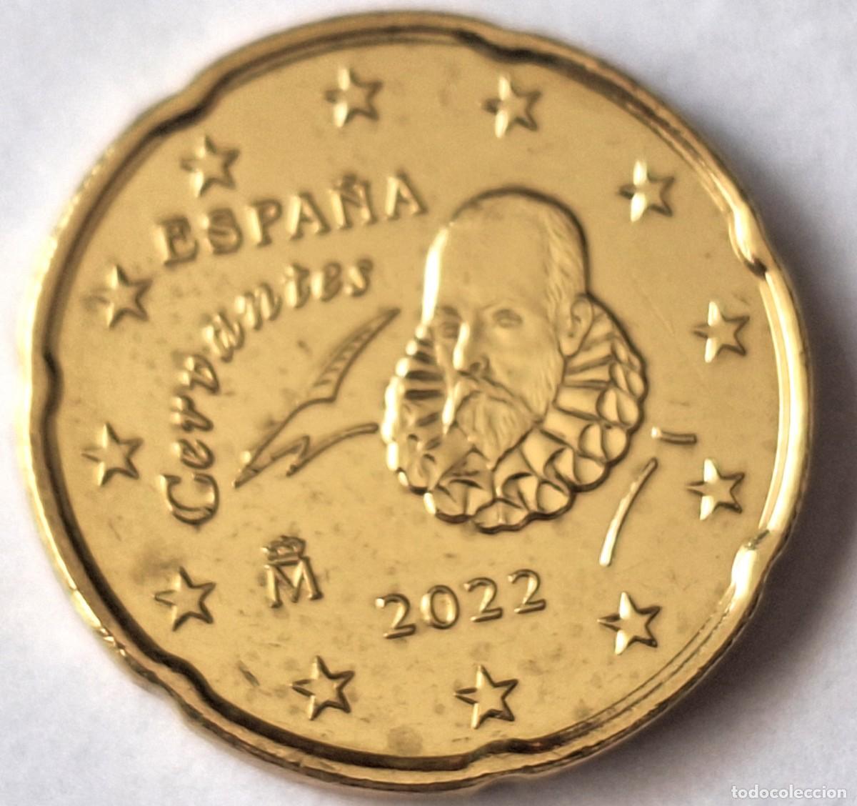 Monedas antiguas de Europa: ESPA&Ntilde;A - MONEDA DE 20 CENTIMOS DE EURO DEL A&Ntilde;O 2022 - BIEN CONSERVADA