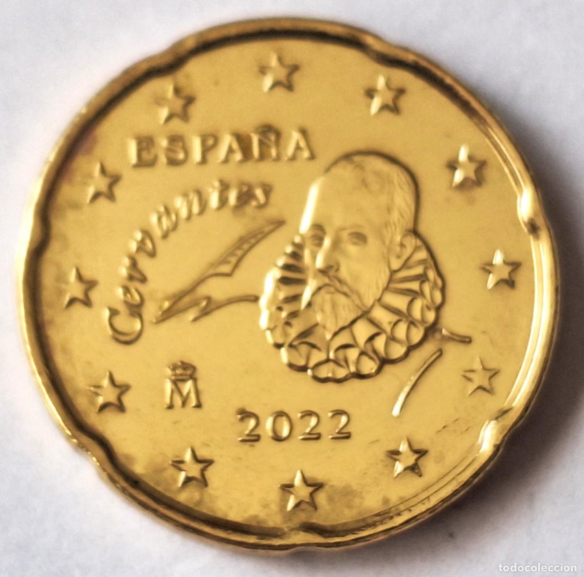 Monedas antiguas de Europa: ESPA&Ntilde;A - MONEDA DE 20 CENTIMOS DE EURO DEL A&Ntilde;O 2022 - BIEN CONSERVADA